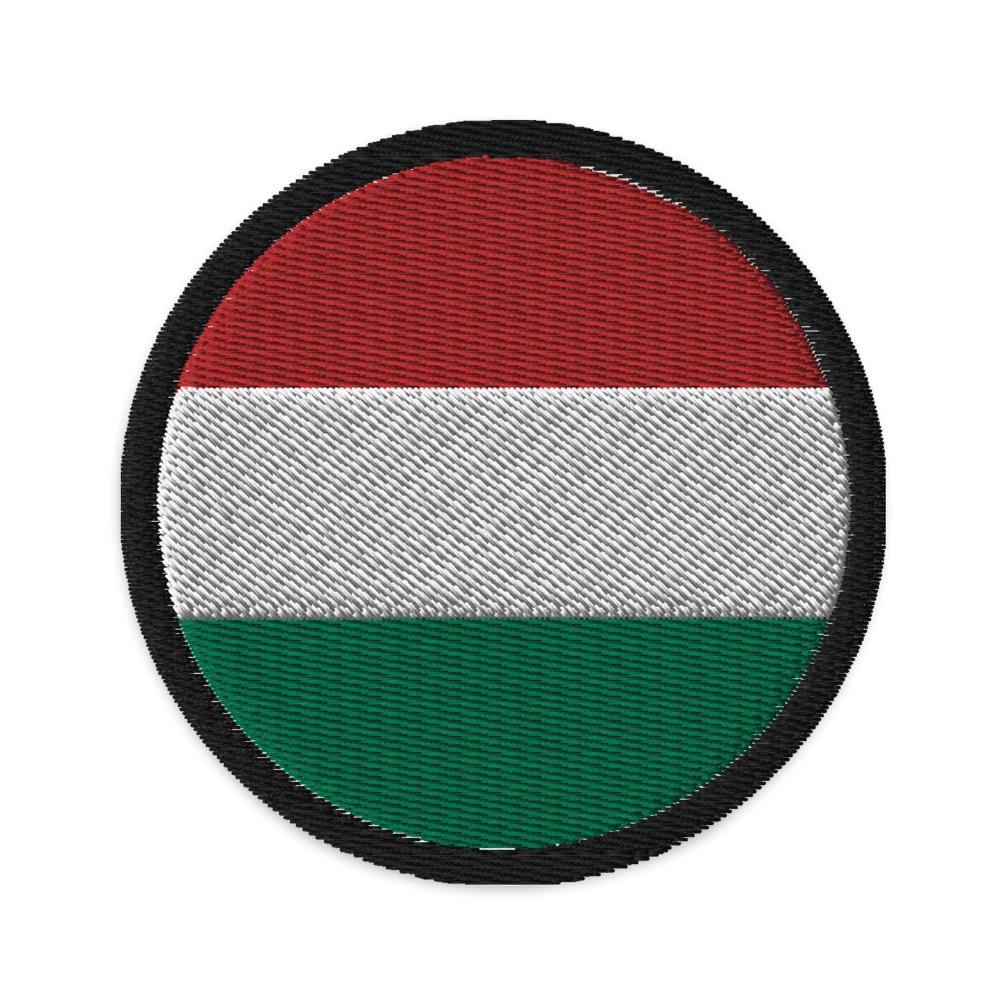 RR™ Hungarian Flag Design Embroidered Patches - Somocska - Red Rosehip Studio