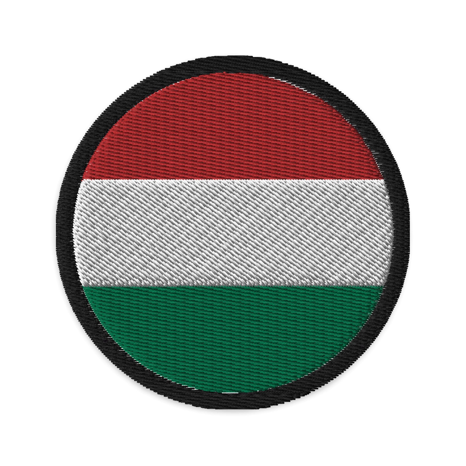 RR™ Hungarian Flag Design Embroidered Patches - Somocska - Red Rosehip Studio