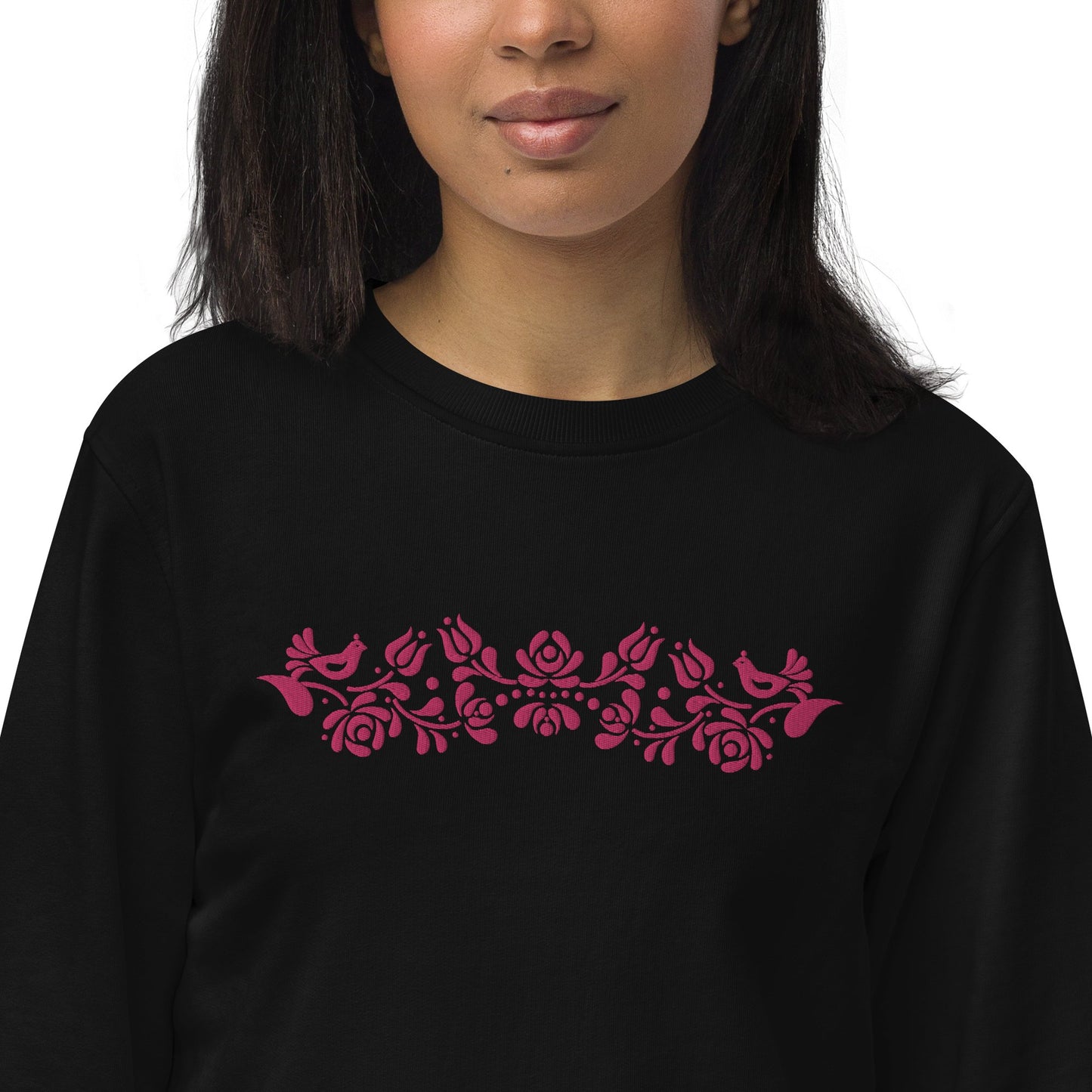 RR™ Matyo All-Gender Hybrid-Design Organic Sweatshirt - Delin - Red Rosehip Studio