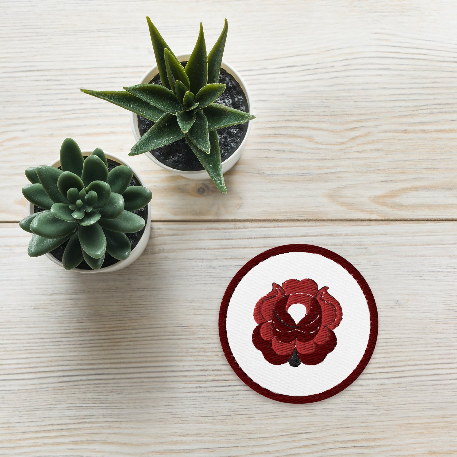RR™ Matyo Rose Design Embroidered Patches - Öte - Red Rosehip Studio